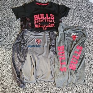 Chicago Bulls and Bears Apparel Set